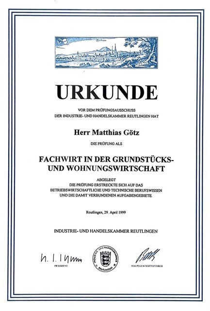 mg-urkunde